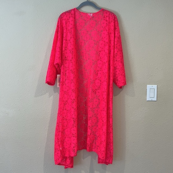 NEW WITH TAGS Women’s LULAROE Shirley soft stretchy Lace open front cardi top L - Picture 6 of 6